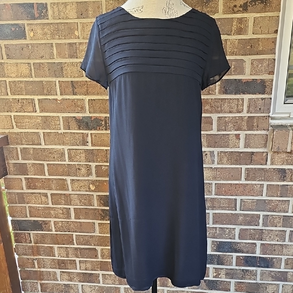 Natan black silk dress
